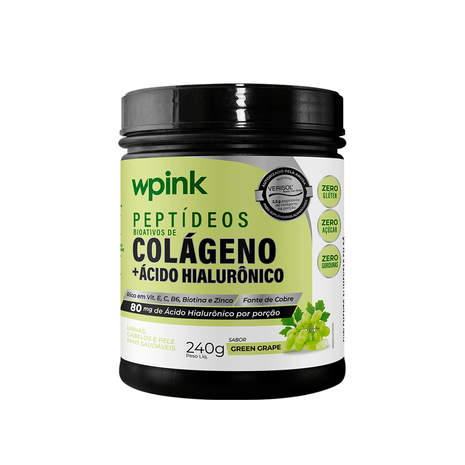 colágeno de uva verde - 240g - the supply – wp