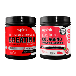 colágeno de lichia + creatina maçã verde - wp