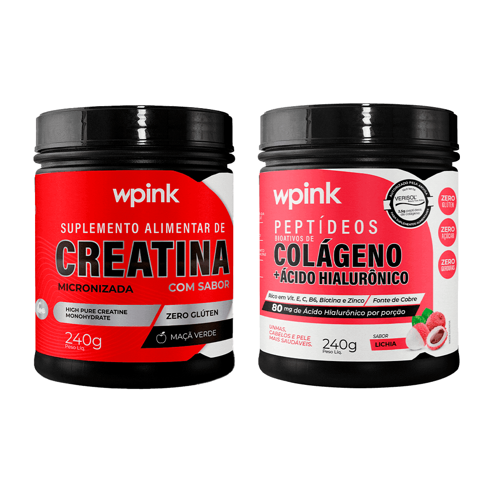 colágeno de lichia + creatina maçã verde - wp