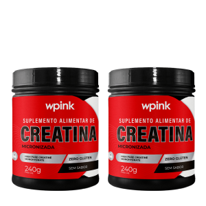 2 creatinas sem sabor - 240g – wp