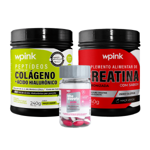 colágeno de maça verde + creatina maçã verde+ ácido hialurônico - wp