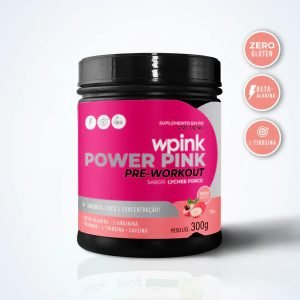 super power pink lichia - pré-treino - 300g