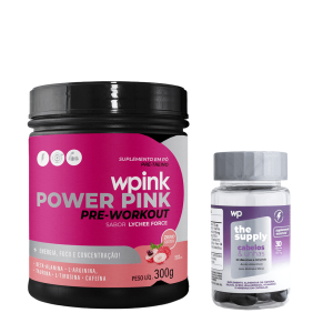 super power pink de lichia 300g + cabelos e unhas - wp