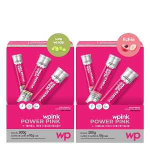 power pink de uva verde 300g + power pink de lichia 300g - WP