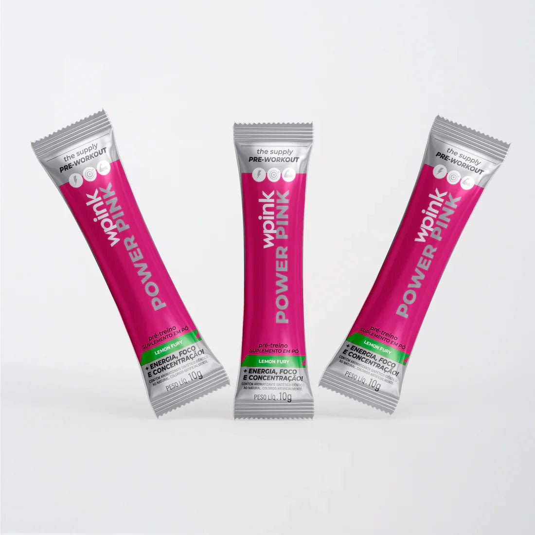 power pink de limão - pré-treino – 300g - Imagem 2