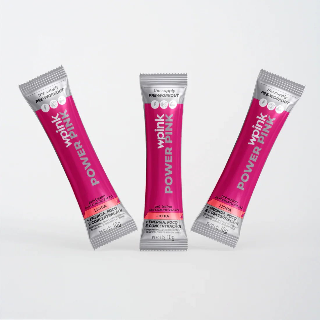 power pink de lichia - pré-treino – 300g - Imagem 2