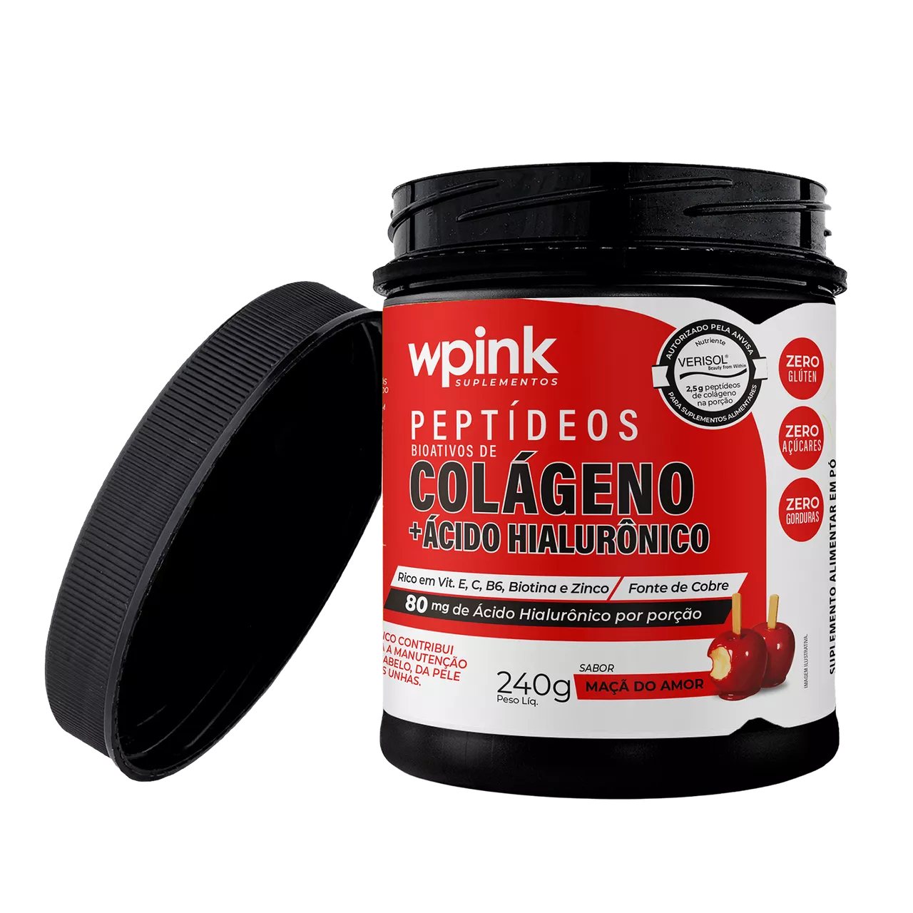 colágeno de maçã do amor - 240g - the supply – wp - Imagem 4