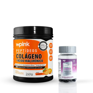 colágeno de laranja - 240g + cabelos e unhas - wp