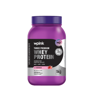 three premium whey protein morango 1KG - wp